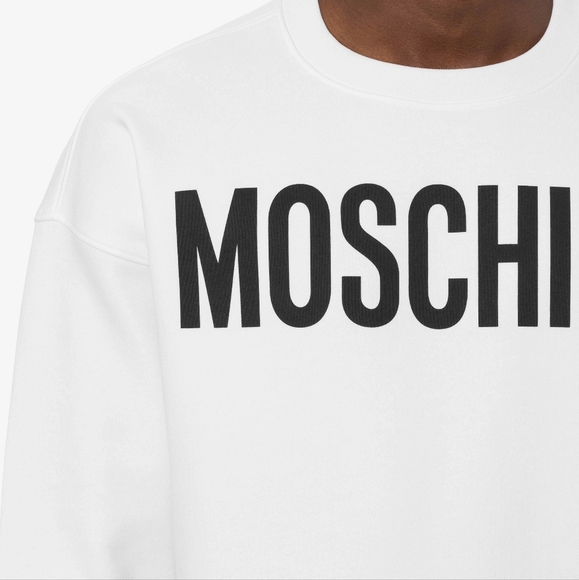 Moschino Size 48 NWT cotton sweatshirt - Picture 4 of 5
